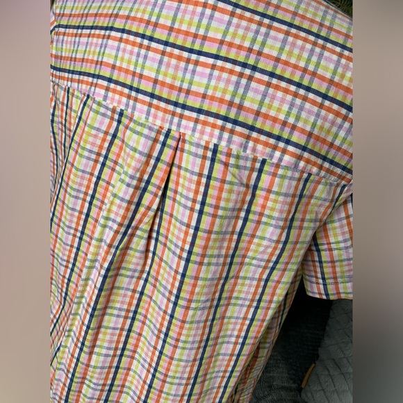 3/$20 A.N.A. A New Approach Women's Short Sleeve Multi Gingham Shirt NWT Small - Picture 6 of 13